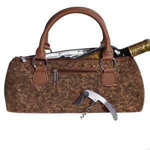 NEW • Insulated Wine 🍷 Clutch Handbag • BYOB Bag • Corkscrew Included •
